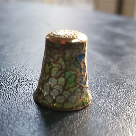 Glass Mosaic Thimble - Picture 4 of 6